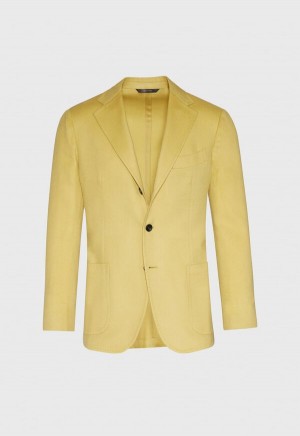 Paul Stuart Yellow Cashmere Soft Yellow | NZ_PAUL58783