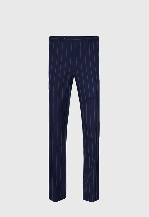 Paul Stuart All Year Wool Pinstripe Navy | NZ_PAUL87767