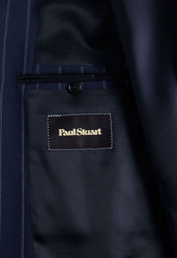 Paul Stuart All Year Wool Pinstripe Suit Navy | NZ_PAUL76651