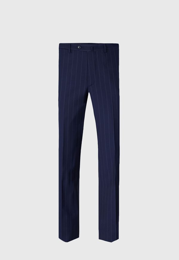 Paul Stuart All Year Wool Stripe Suit Navy | NZ_PAUL55507