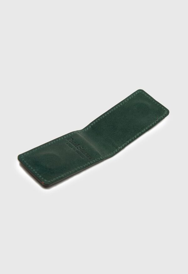 Paul Stuart Alligator Magnetic Money Clip Green | NZ_PAUL79658