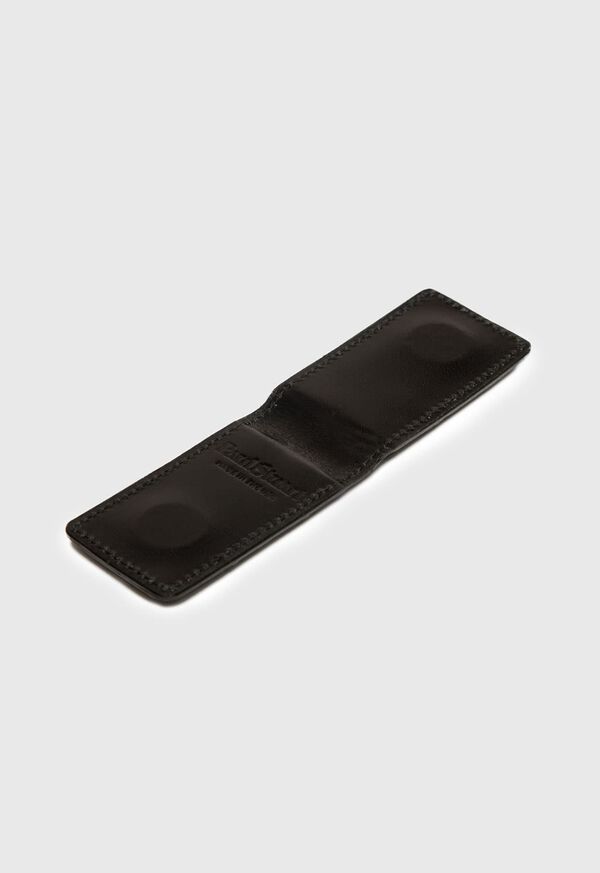 Paul Stuart Alligator Magnetic Money Clip Black | NZ_PAUL44611