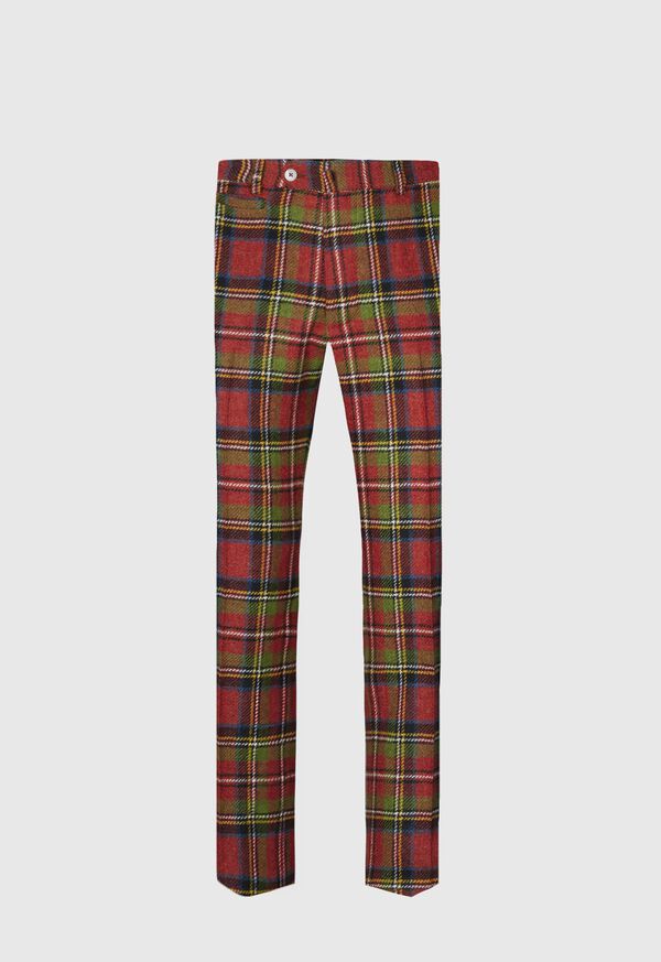 Paul Stuart Anthony Wool Plaid Red | NZ_PAUL72145