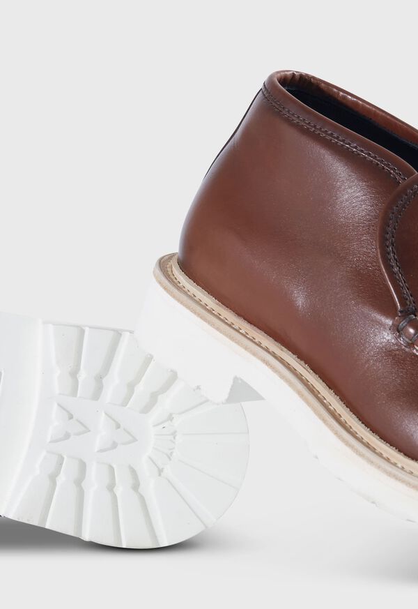 Paul Stuart Barcelona Leather Boot Brown | NZ_PAUL49515