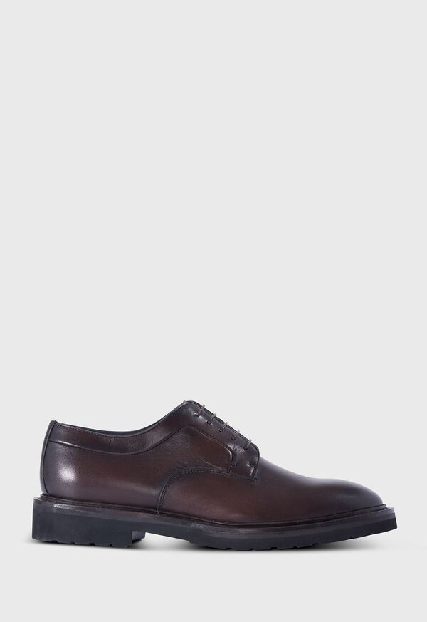 Paul Stuart Bartlett Leather Derby Dark Brown | NZ_PAUL88825