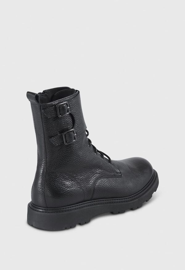 Paul Stuart Barton Leather Lace-Up Black | NZ_PAUL35974