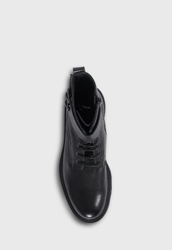 Paul Stuart Barton Leather Lace-Up Black | NZ_PAUL35974