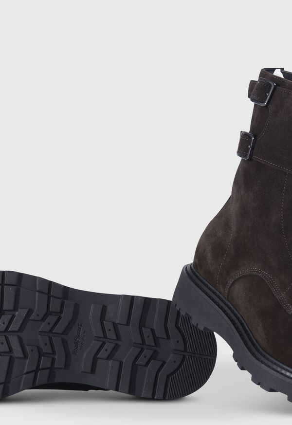 Paul Stuart Barton Suede Lace-Up Dark Brown | NZ_PAUL58177