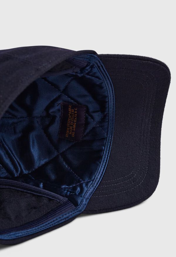 Paul Stuart Baseball Cap with Ear Flaps Navy | NZ_PAUL13398