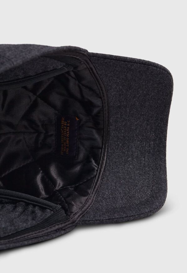 Paul Stuart Baseball Cap with Ear Flaps Grey | NZ_PAUL36502