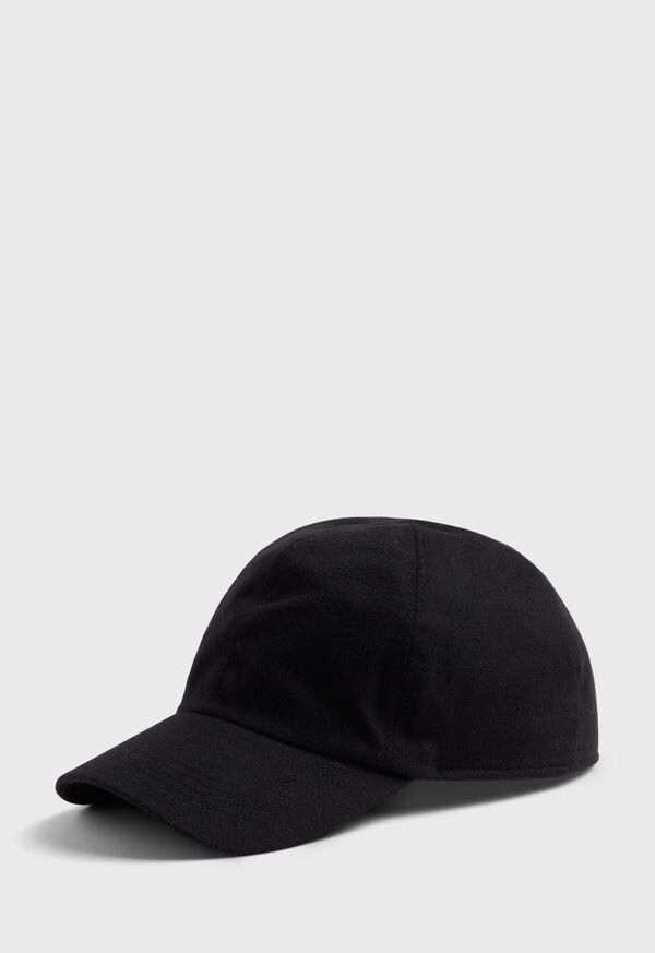 Paul Stuart Baseball Cap with Ear Flaps Black | NZ_PAUL58511
