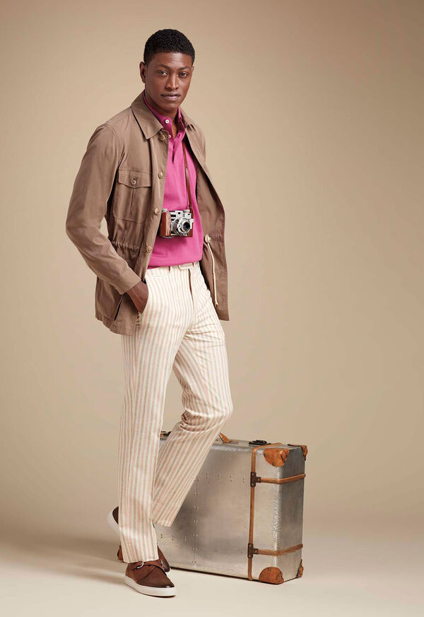 Paul Stuart Belsetta Safari Jacket Brown | NZ_PAUL10062