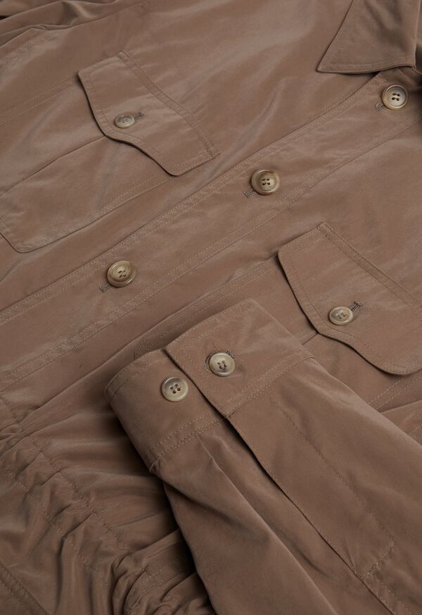 Paul Stuart Belsetta Safari Jacket Brown | NZ_PAUL10062