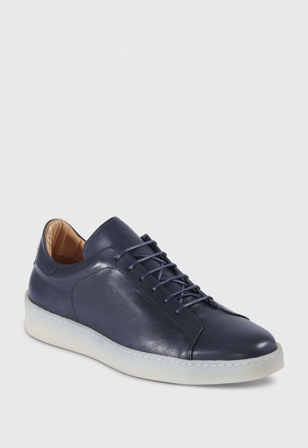 Paul Stuart Boston Leather Derby Blue | NZ_PAUL23685