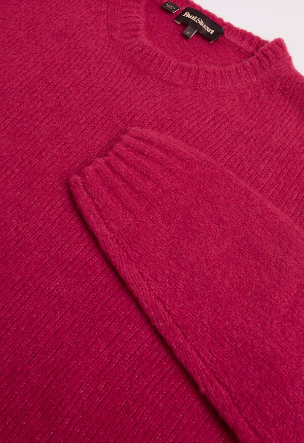 Paul Stuart Boucle Crewneck Light Pink | NZ_PAUL41396