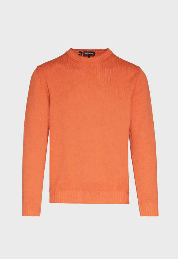 Paul Stuart Boucle Crewneck Orange | NZ_PAUL91040