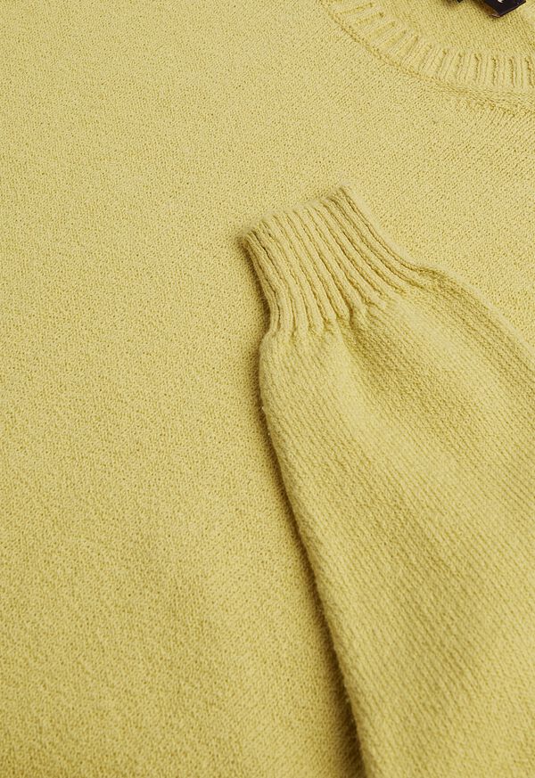 Paul Stuart Boucle Crewneck Yellow | NZ_PAUL75236