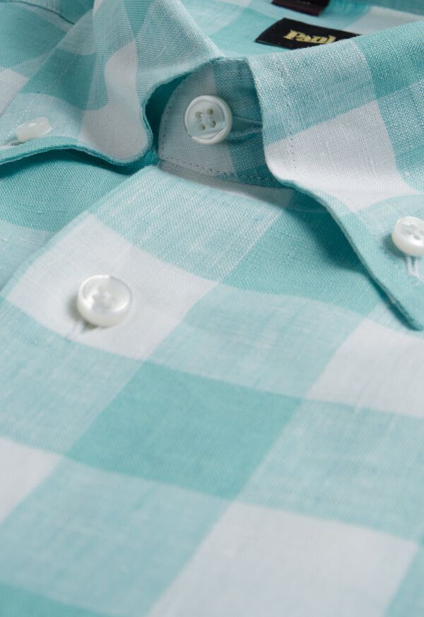 Paul Stuart Buffalo Check Mint | NZ_PAUL16932