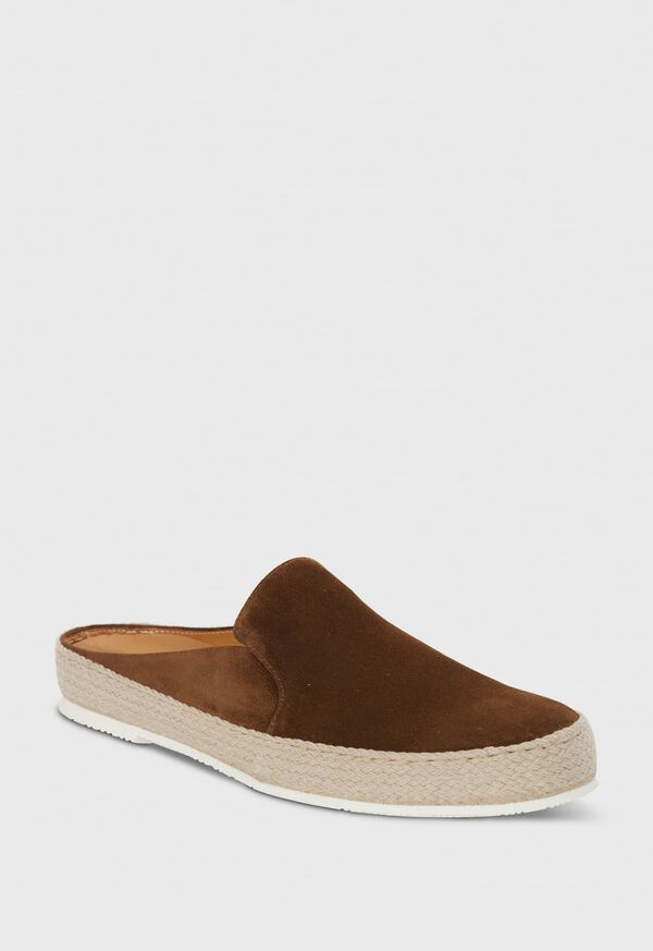 Paul Stuart Caribe Suede Espadrille Brown | NZ_PAUL96523