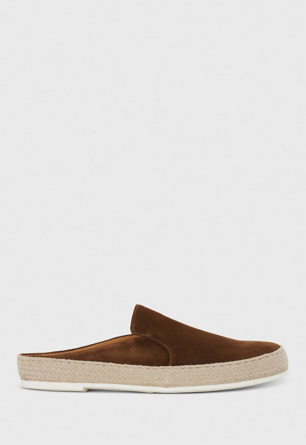 Paul Stuart Caribe Suede Espadrille Brown | NZ_PAUL96523