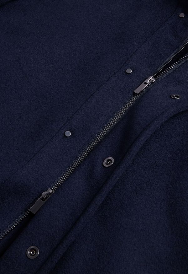 Paul Stuart Cashmere Car Coat Navy | NZ_PAUL53319