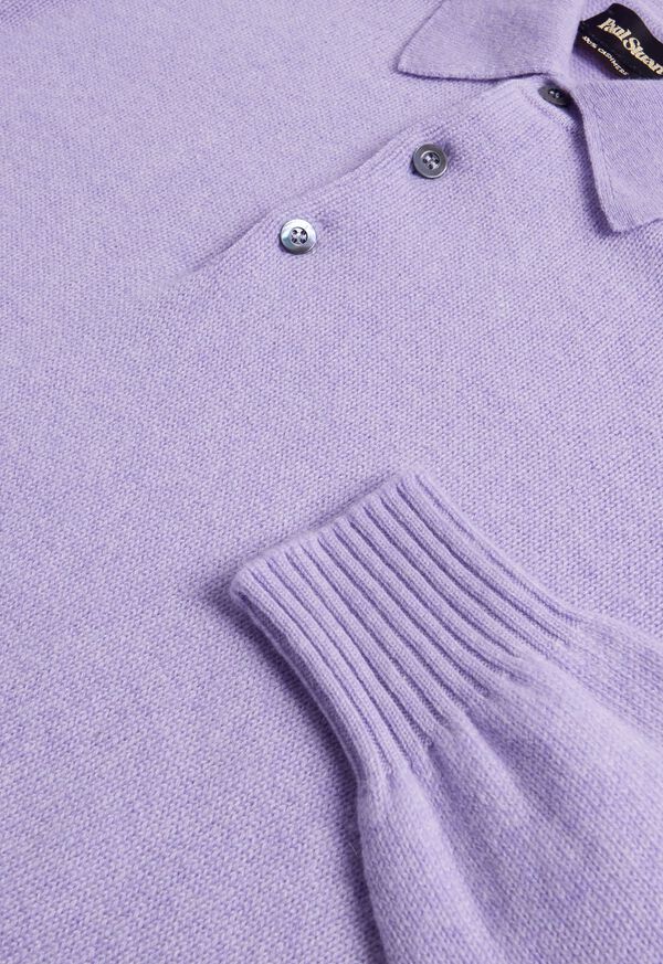 Paul Stuart Cashmere Long Sleeve Lavender | NZ_PAUL70042