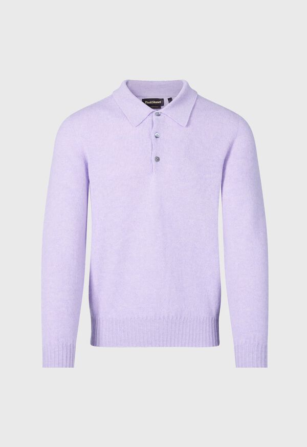 Paul Stuart Cashmere Long Sleeve Lavender | NZ_PAUL70042