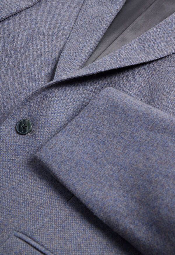 Paul Stuart Cashmere Melange Blue / Grey | NZ_PAUL87808
