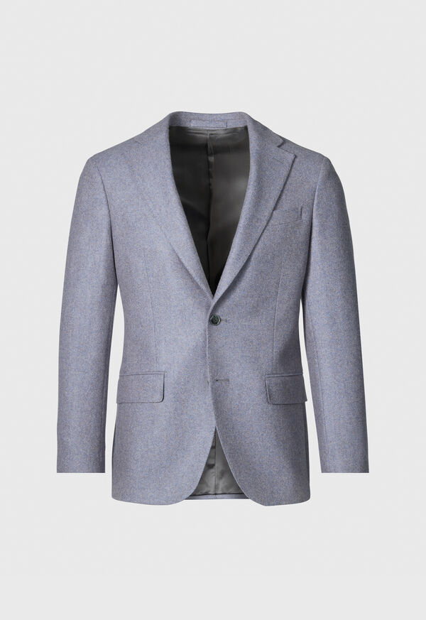 Paul Stuart Cashmere Melange Blue / Grey | NZ_PAUL87808