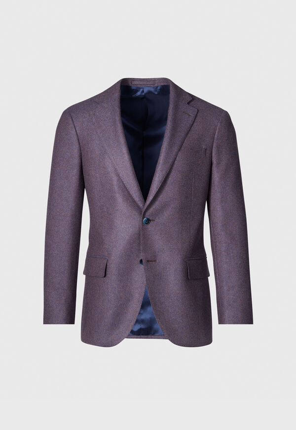 Paul Stuart Cashmere Melange Blue / Purple | NZ_PAUL20975