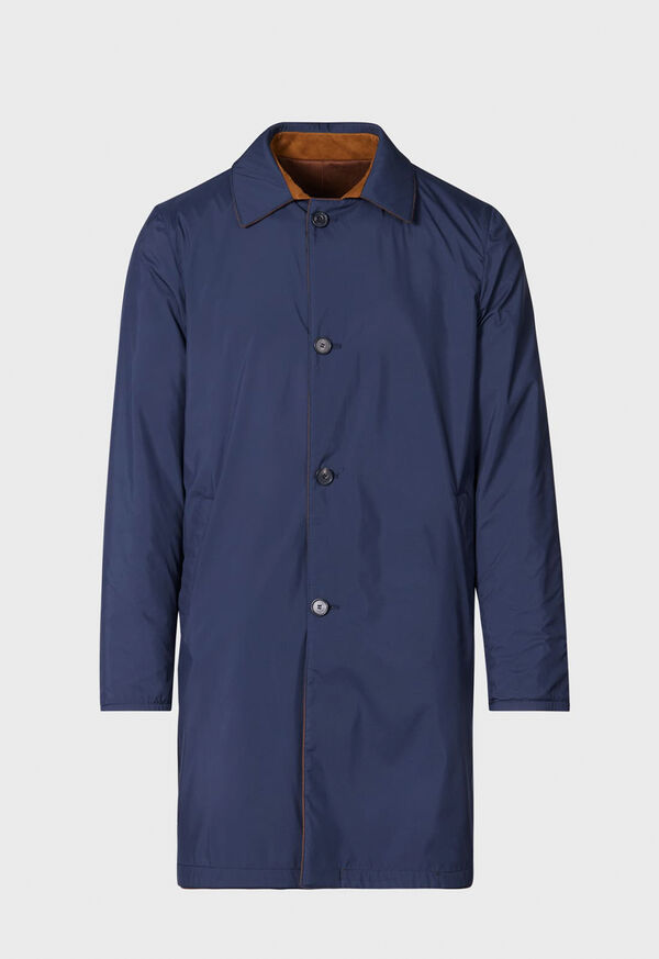 Paul Stuart Cashmere Reversible Navy / Brown | NZ_PAUL76370