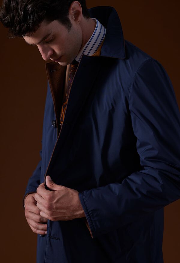Paul Stuart Cashmere Reversible Navy / Brown | NZ_PAUL76370