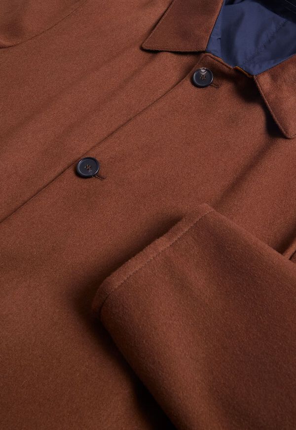 Paul Stuart Cashmere Reversible Navy / Brown | NZ_PAUL76370