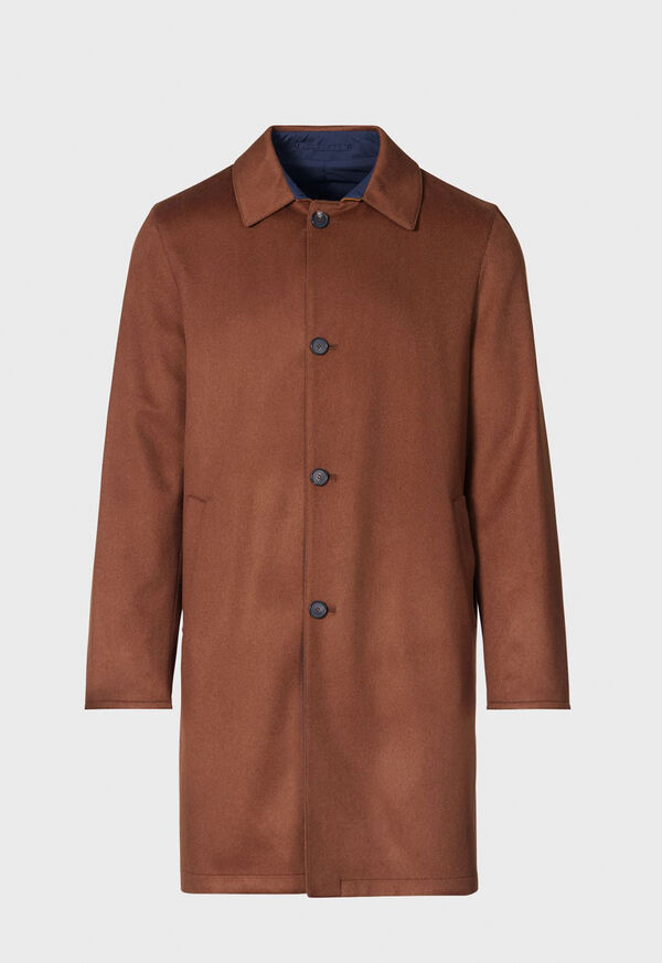 Paul Stuart Cashmere Reversible Navy / Brown | NZ_PAUL76370