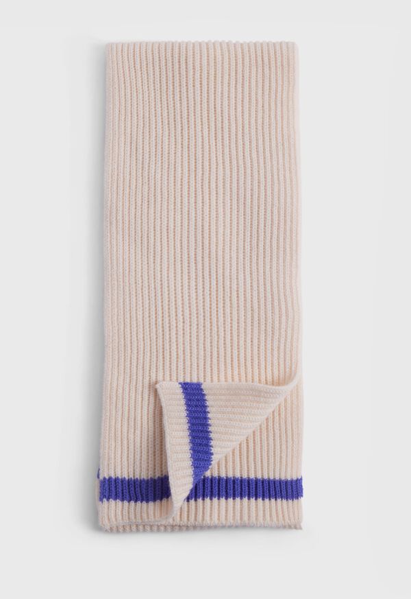 Paul Stuart Cashmere Stripe Scarf Purple | NZ_PAUL63446