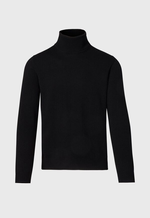 Paul Stuart Cashmere Turtleneck Black | NZ_PAUL57763
