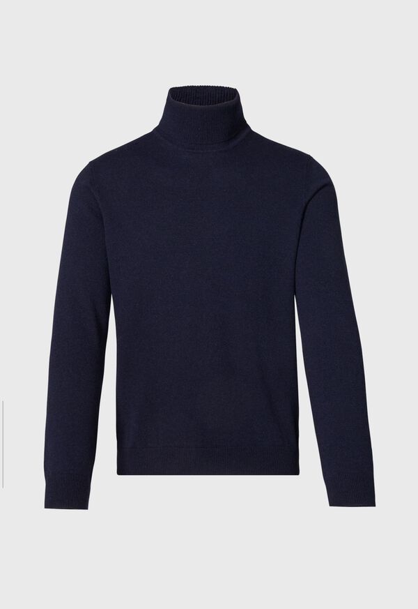 Paul Stuart Cashmere Turtleneck Navy | NZ_PAUL78643