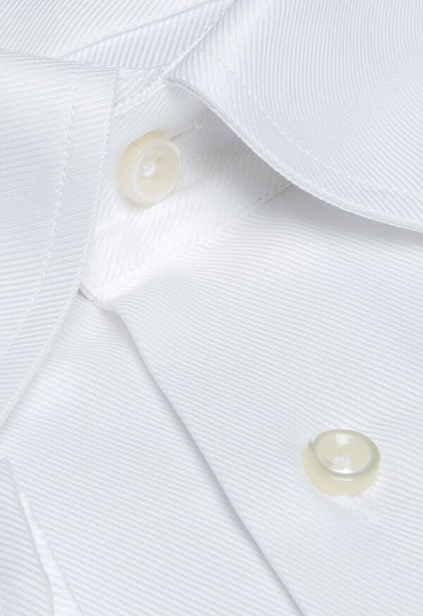 Paul Stuart Classic Cotton Twill White | NZ_PAUL31783