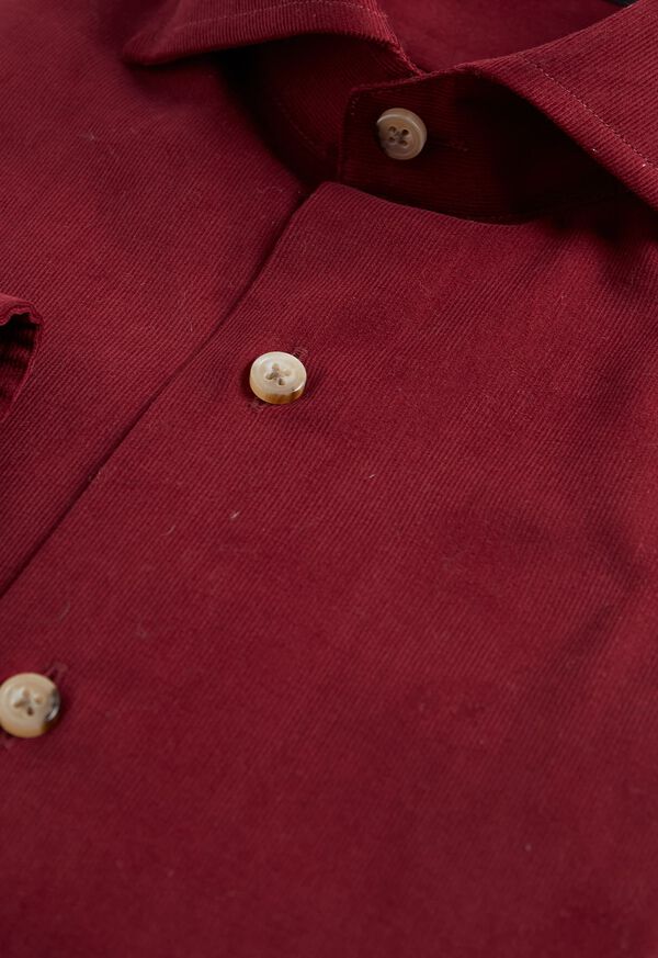 Paul Stuart Corduroy Burgundy | NZ_PAUL16120