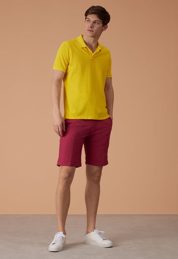 Paul Stuart Cotton Bermuda Short Red | NZ_PAUL98817