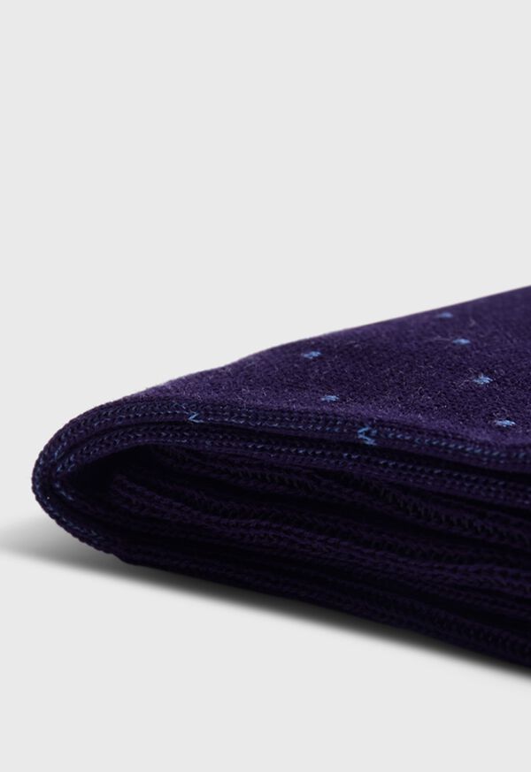 Paul Stuart Cotton Birds Eye Purple | NZ_PAUL51739