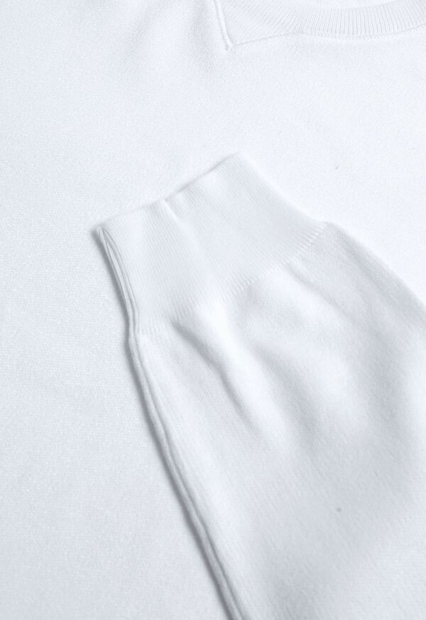 Paul Stuart Cotton Crewneck White | NZ_PAUL80737