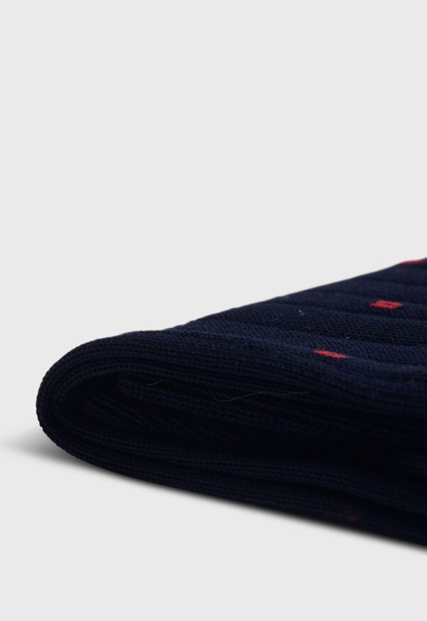Paul Stuart Cotton Deco Navy / Red | NZ_PAUL77622