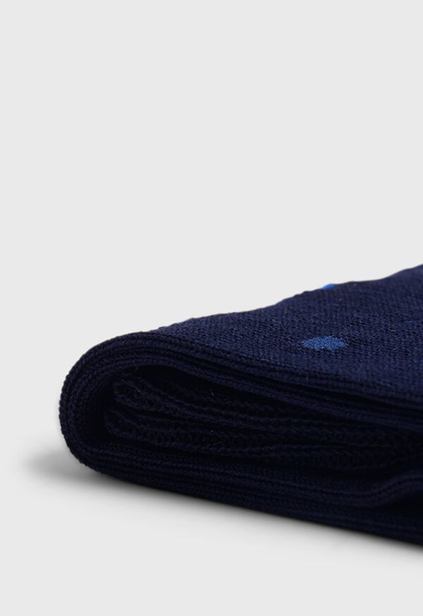 Paul Stuart Cotton Dot Navy | NZ_PAUL59051