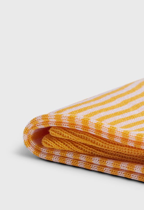 Paul Stuart Cotton Horizontal Stripe Yellow | NZ_PAUL32036