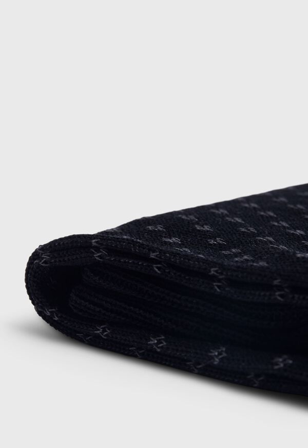 Paul Stuart Cotton Jacquard Black | NZ_PAUL72434