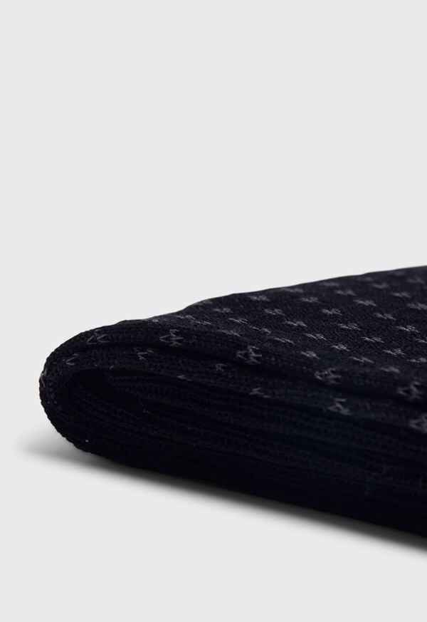Paul Stuart Cotton Jacquard Black | NZ_PAUL33162