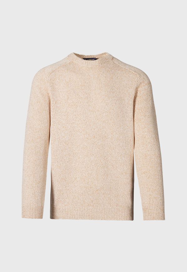 Paul Stuart Cotton Melange Crewneck Brown | NZ_PAUL90149