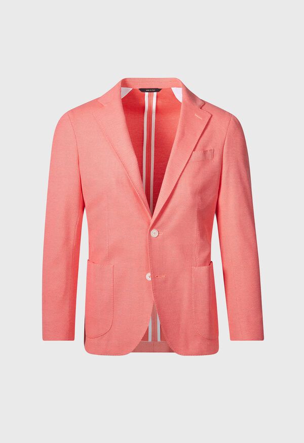 Paul Stuart Cotton Pique Coral | NZ_PAUL34723