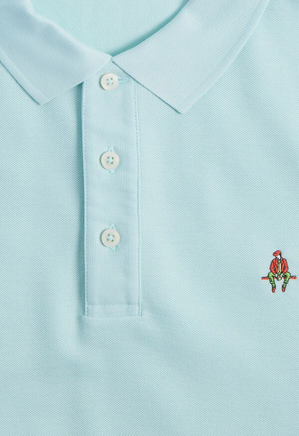 Paul Stuart Cotton Piqué Logo Mint | NZ_PAUL47506